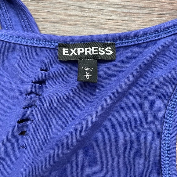 Blue express asymmetrical tank - Picture 2 of 6